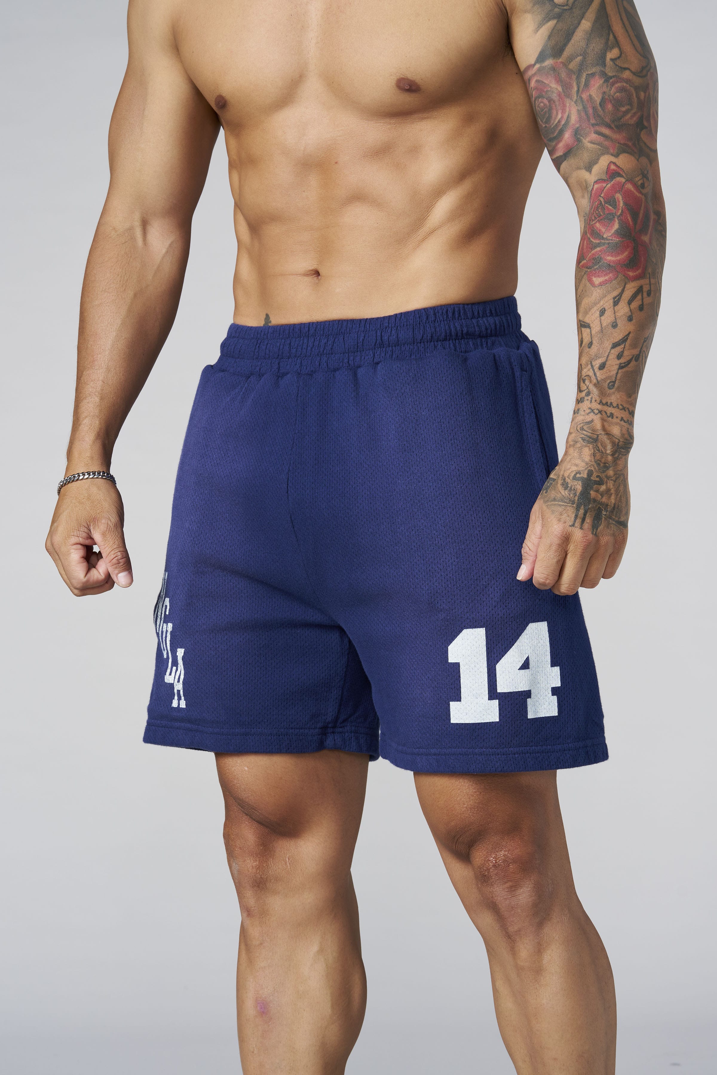 1123 - Golden Era Cotton Mesh Shorts