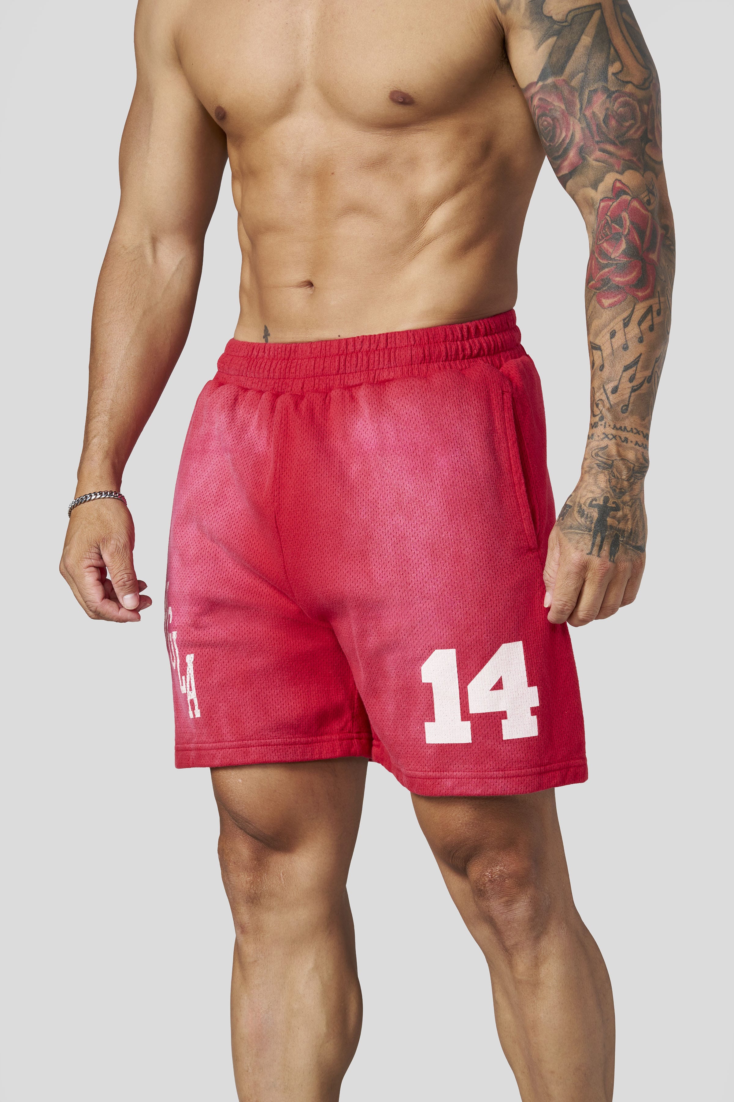 1123 - Golden Era Cotton Mesh Shorts