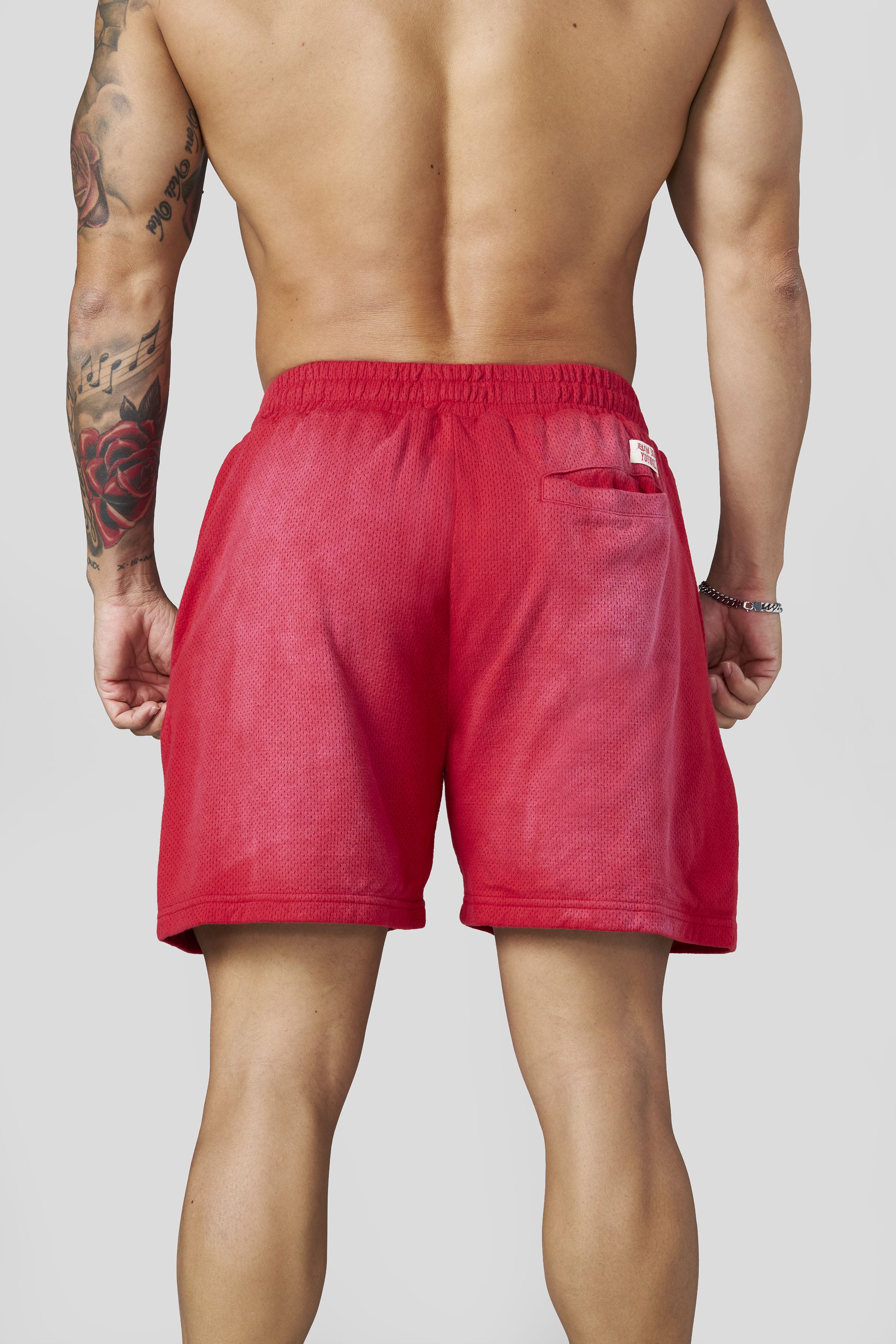 1123 - Golden Era Cotton Mesh Shorts