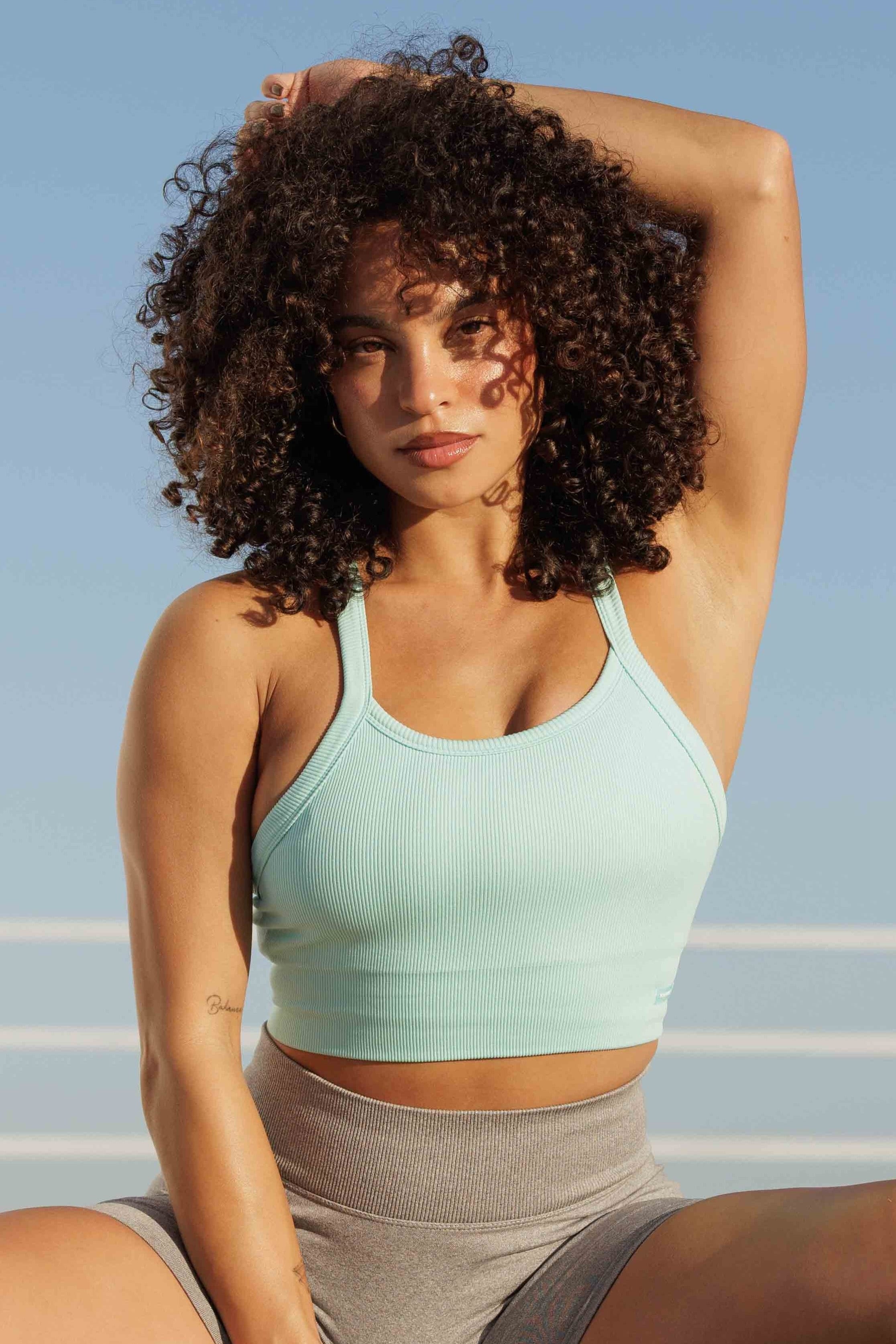 W3147 - Pulse Seamless Racerback Crop Tank - August 20th