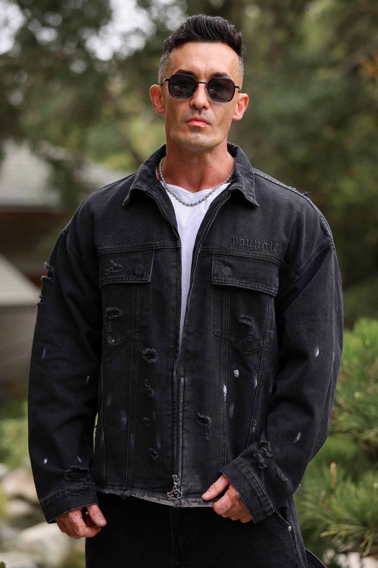 5133 - Naruto Distressed Denim Jackets