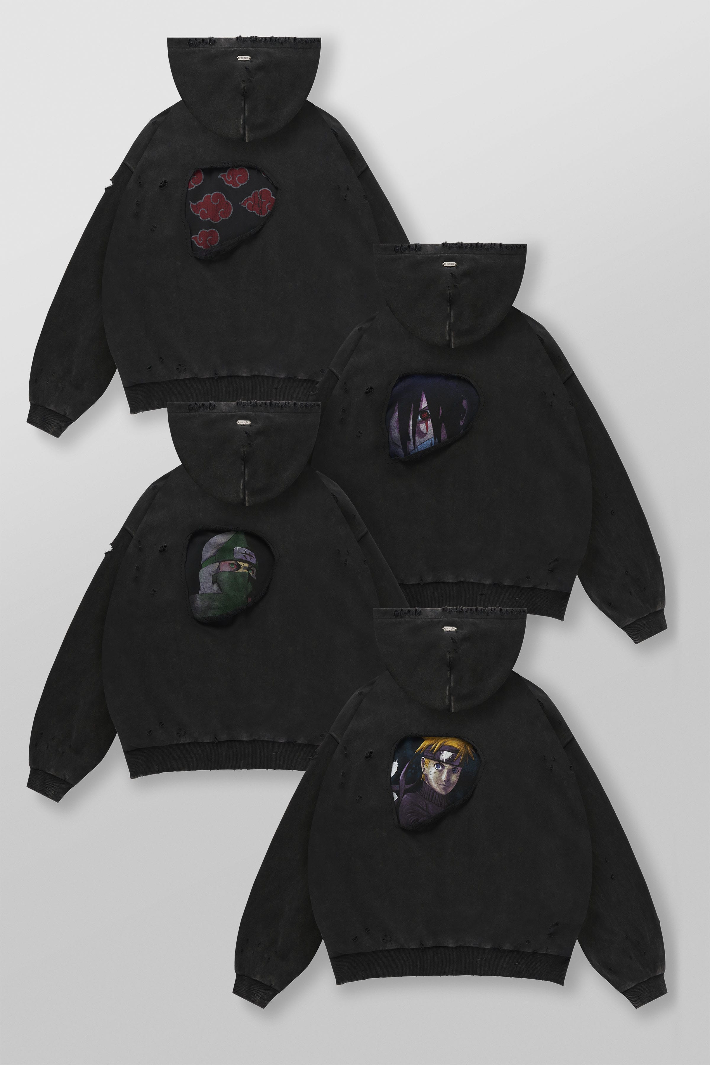 5073 - Naruto Peek Through Hoodies