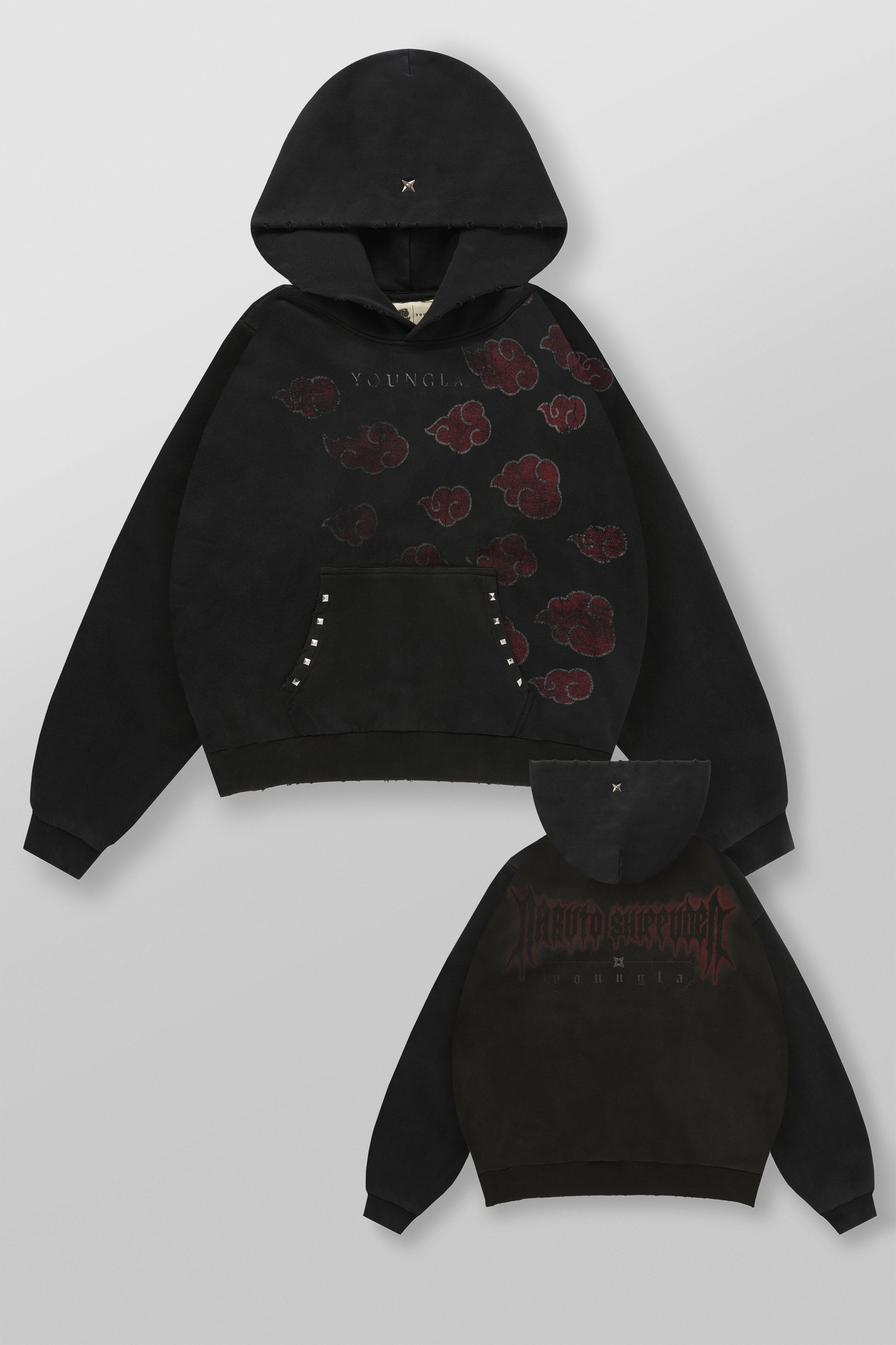 5083 - Naruto Stud Artwork Hoodies