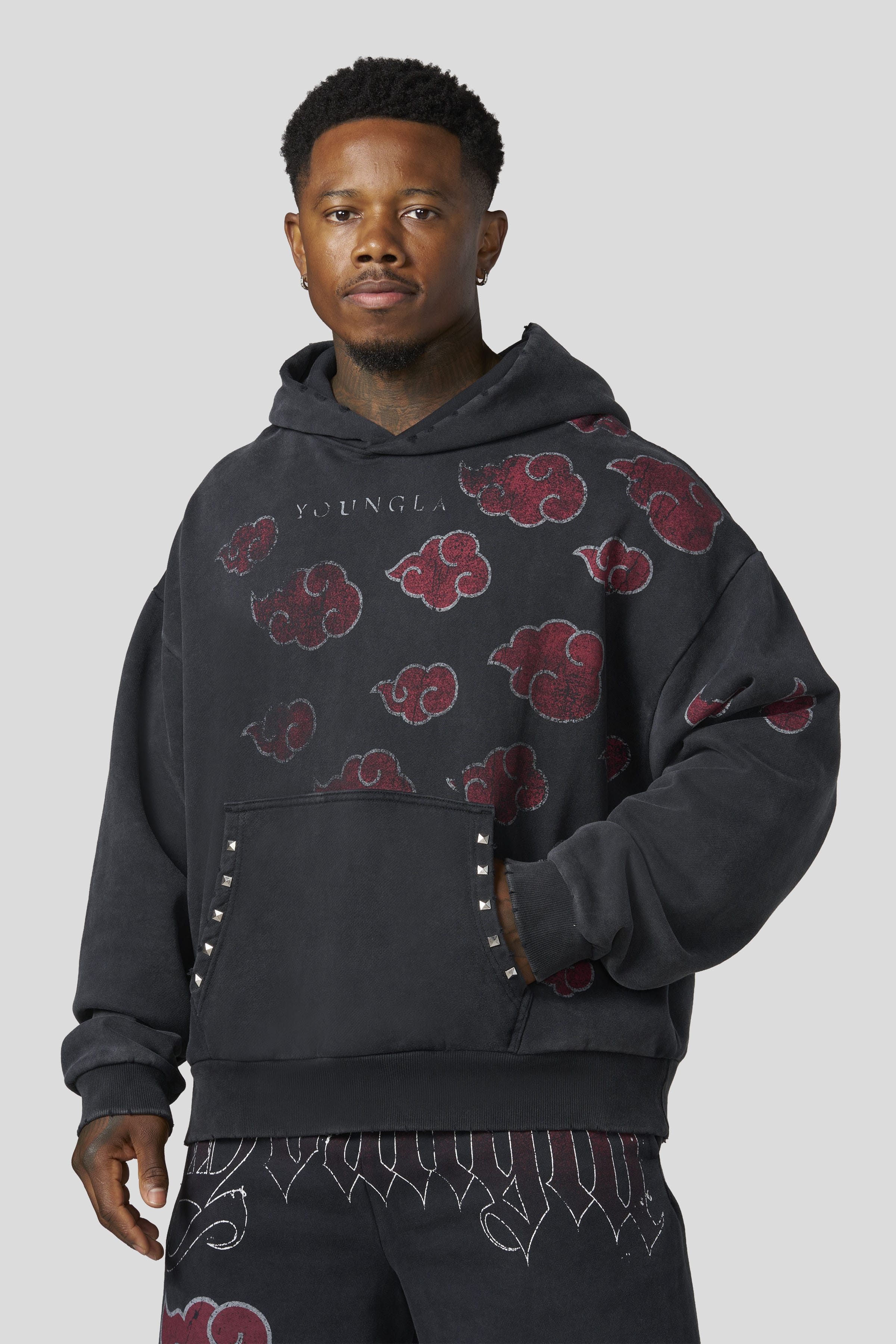 5083 - Naruto Stud Artwork Hoodies