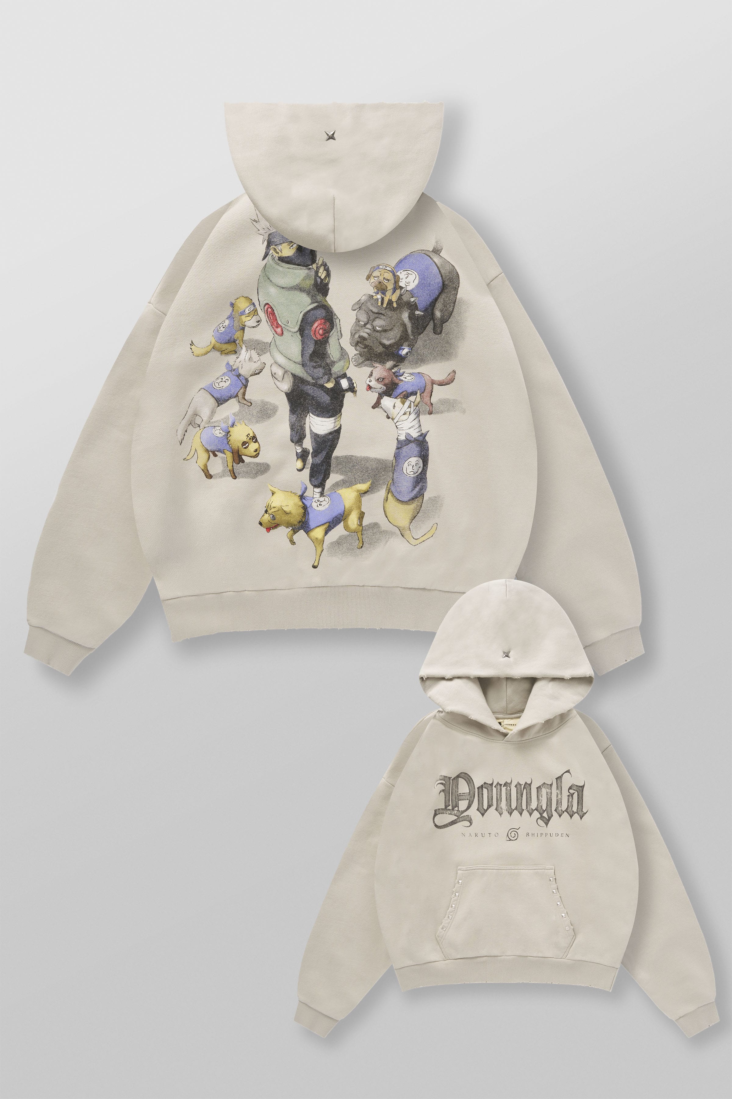 5083 - Naruto Stud Artwork Hoodies