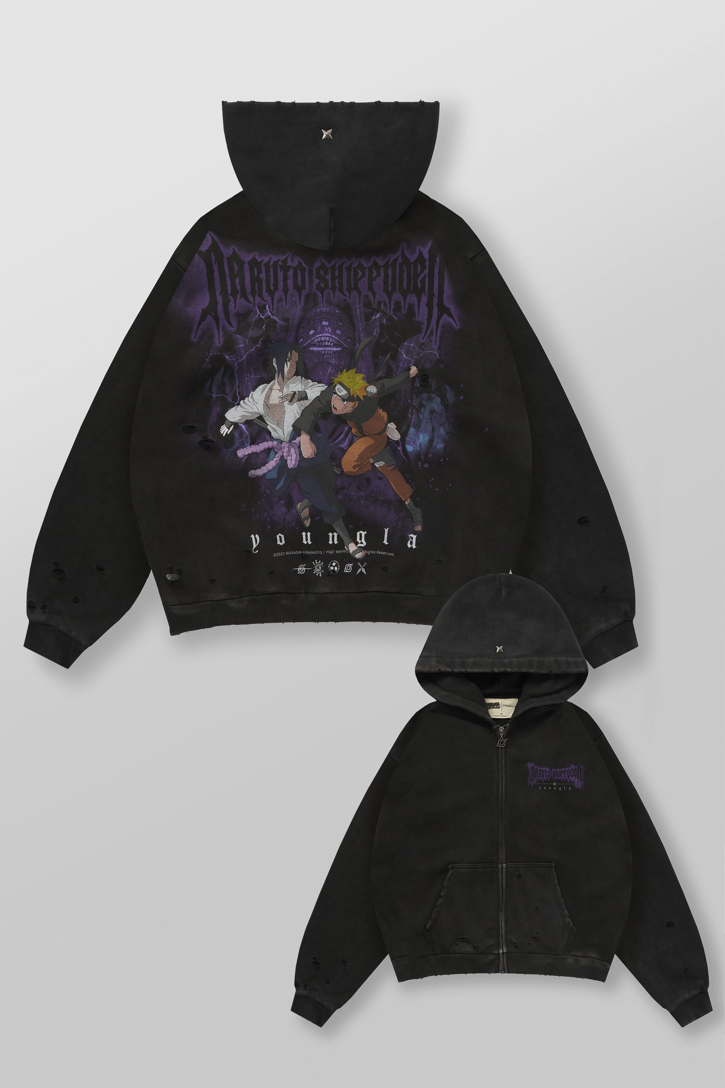 5086 - Naruto Zip-Up Hoodies