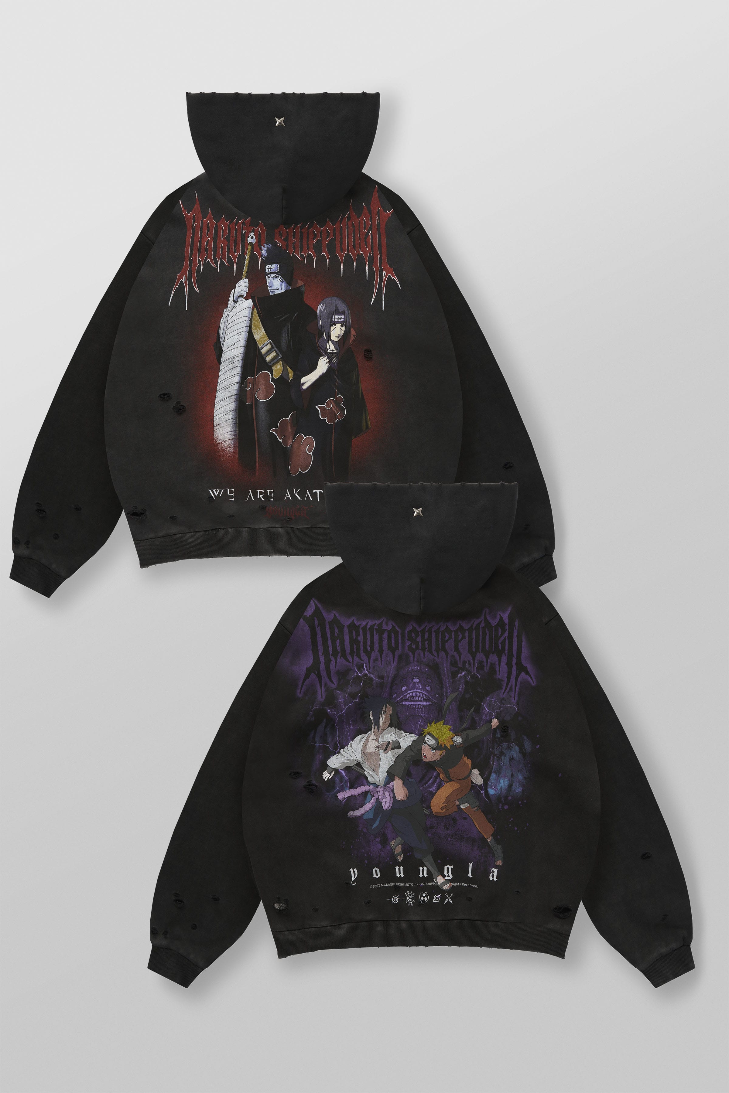 5086 - Naruto Zip-Up Hoodies