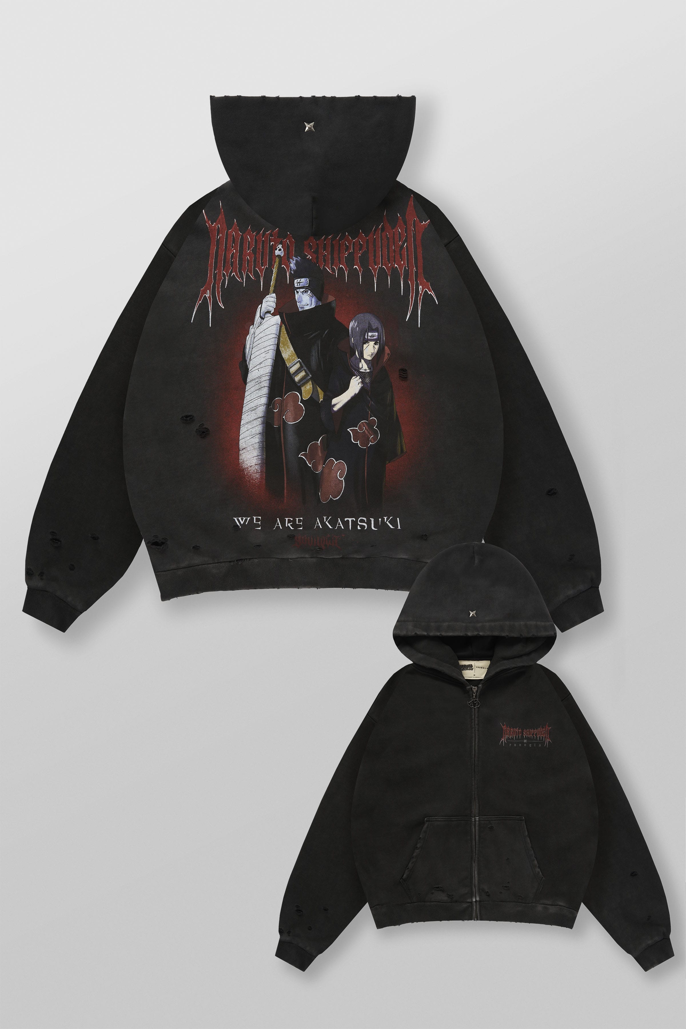 5086 - Naruto Zip-Up Hoodies