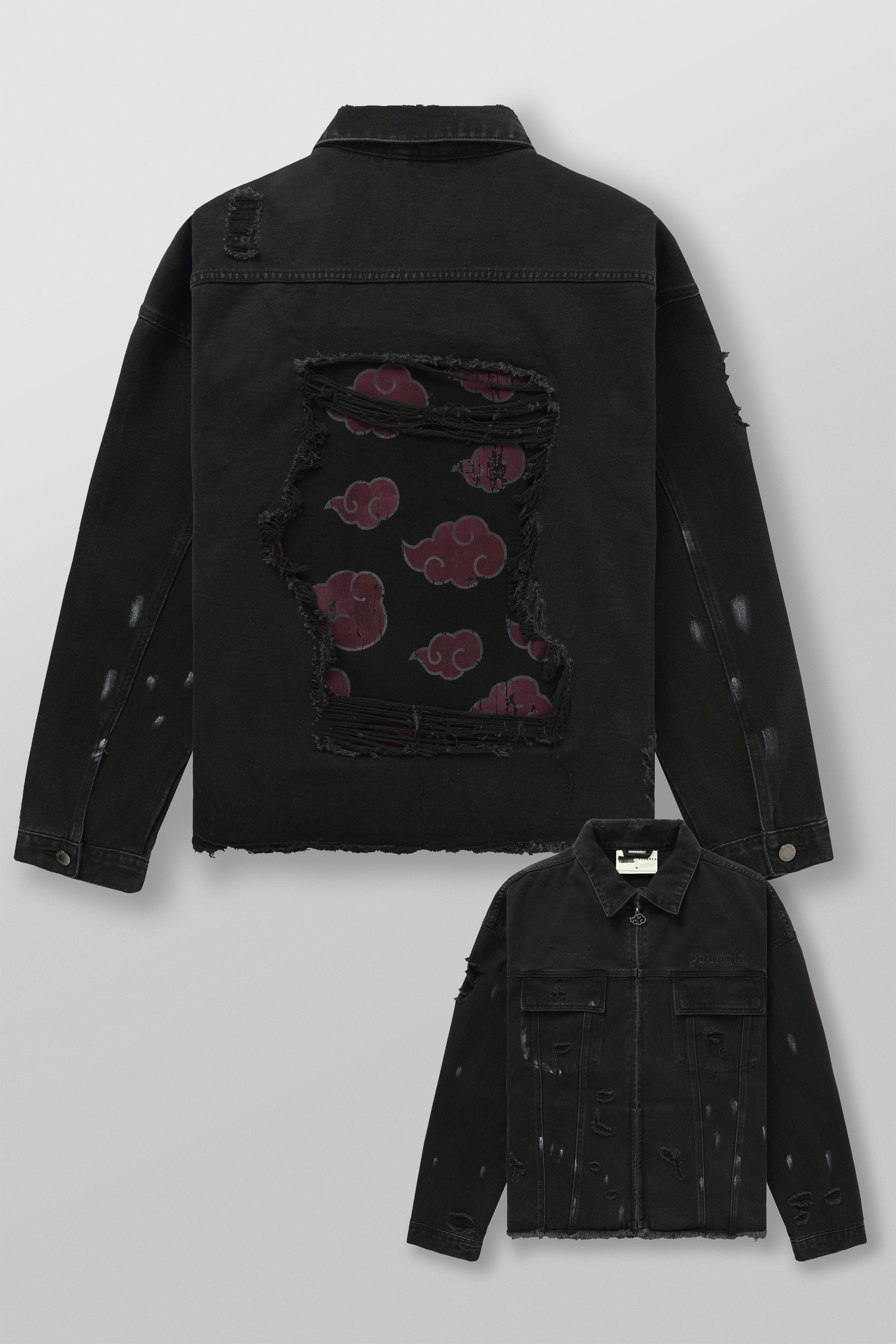 5133 - Naruto Distressed Denim Jackets