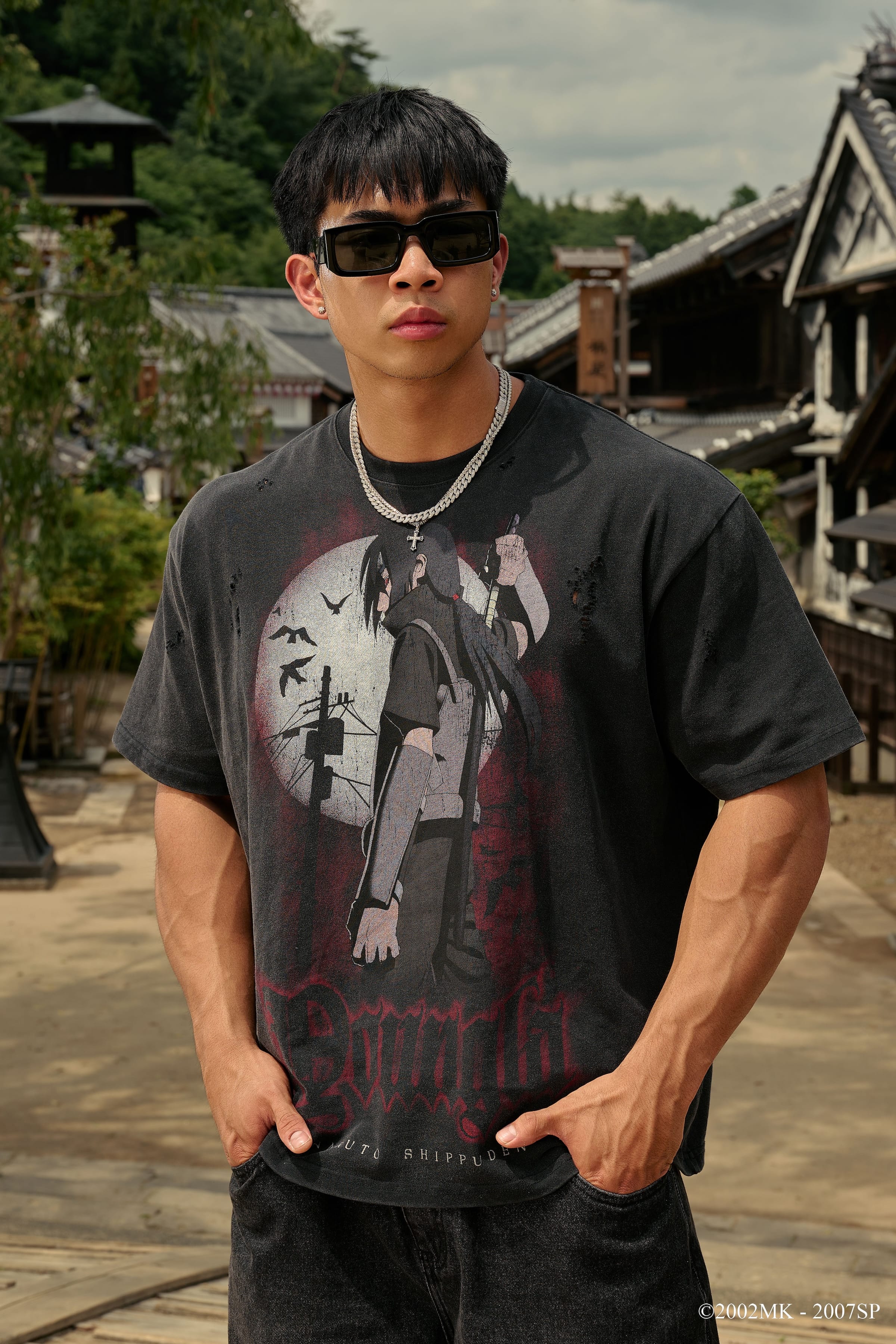 4318 - Naruto Distressed Tees