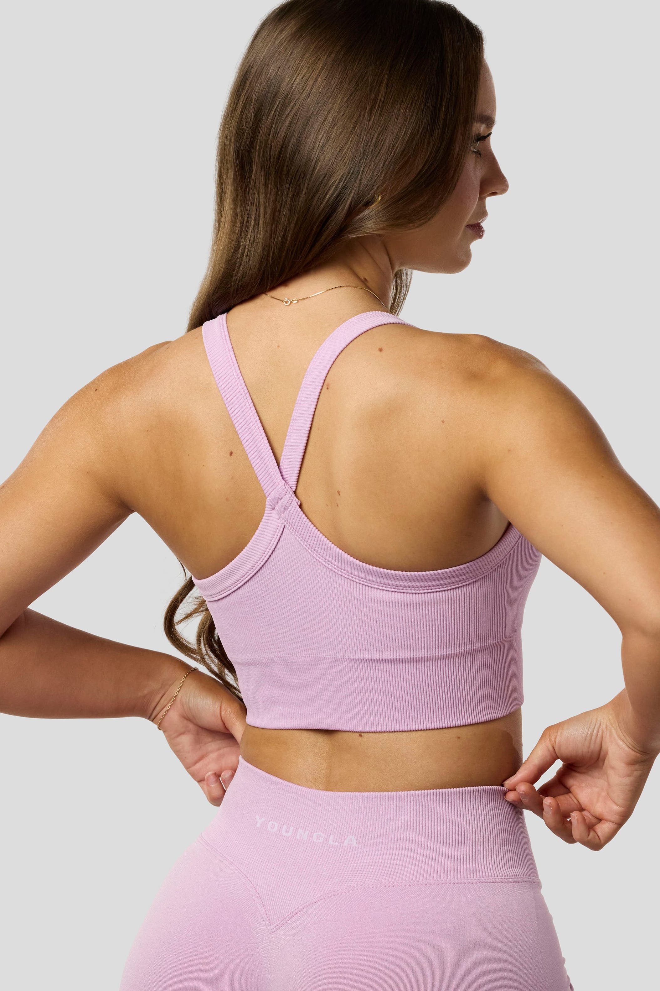 W3147 - Pulse Seamless Racerback Crop Tank - August 20th