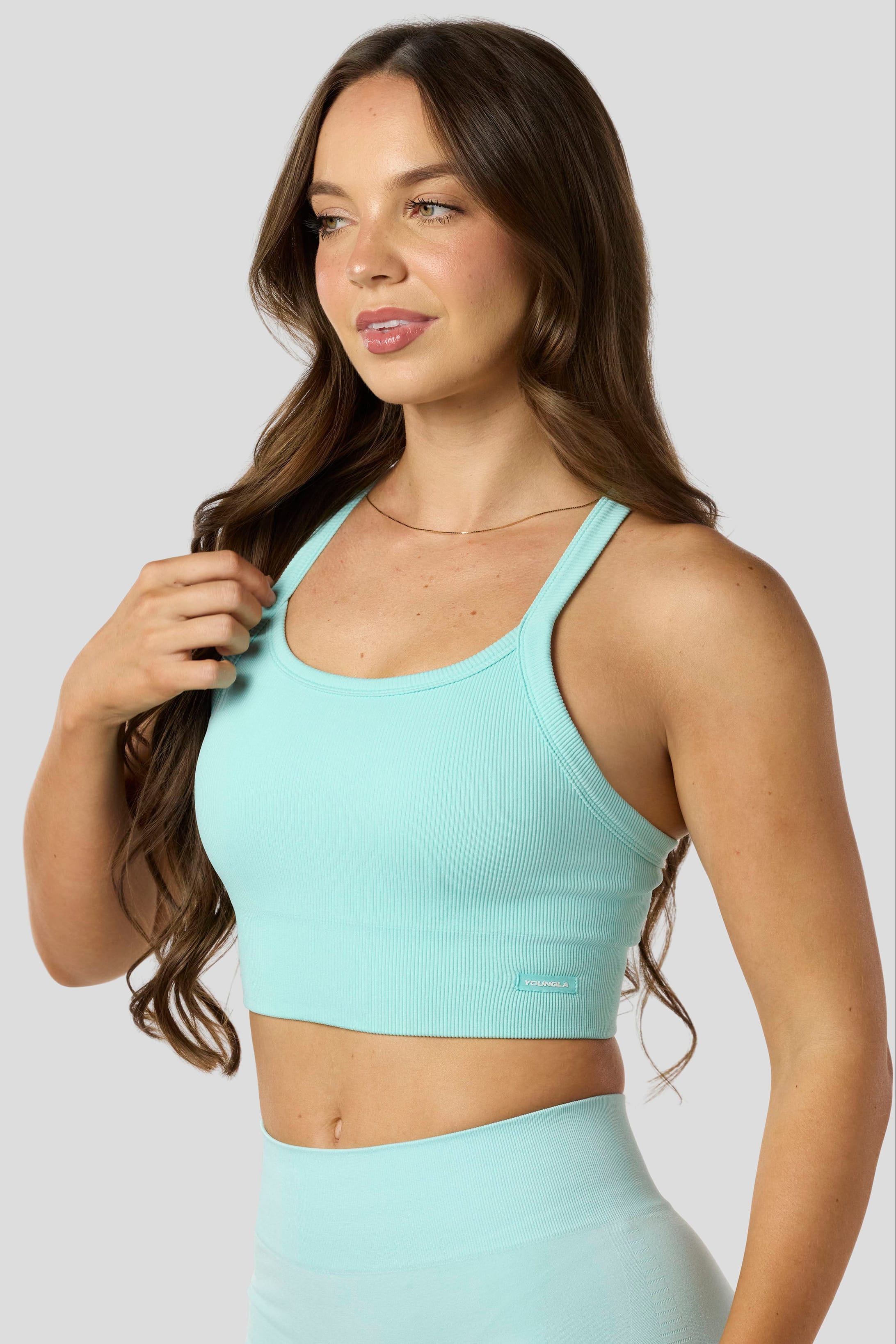 W3147 - Pulse Seamless Racerback Crop Tank - August 20th