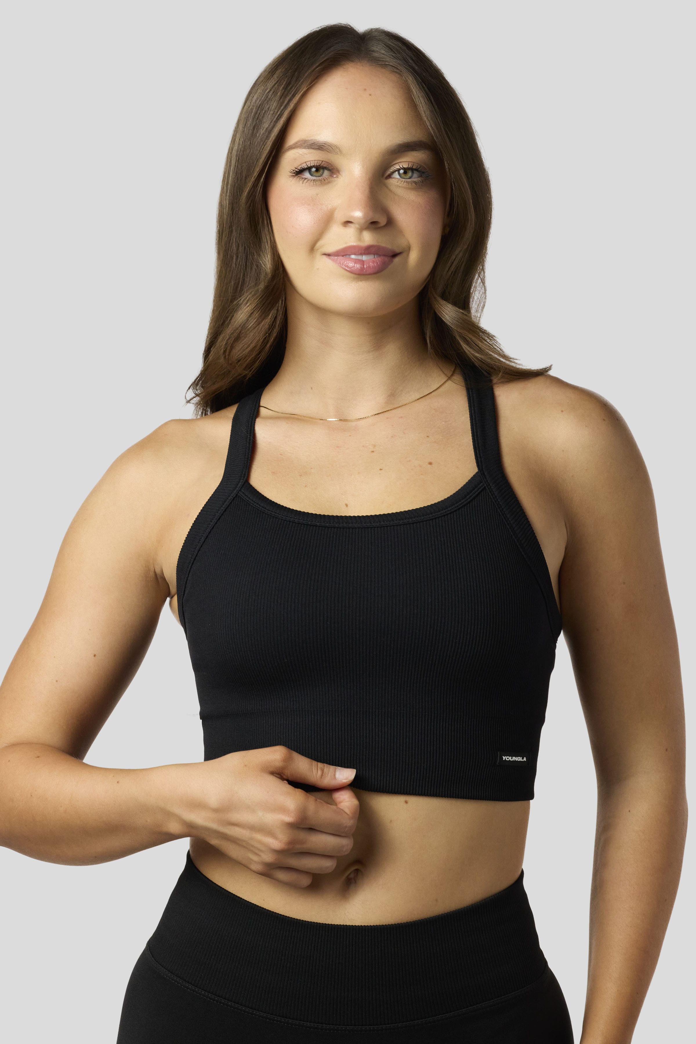 W3147 - Pulse Seamless Racerback Crop Tank - August 20th