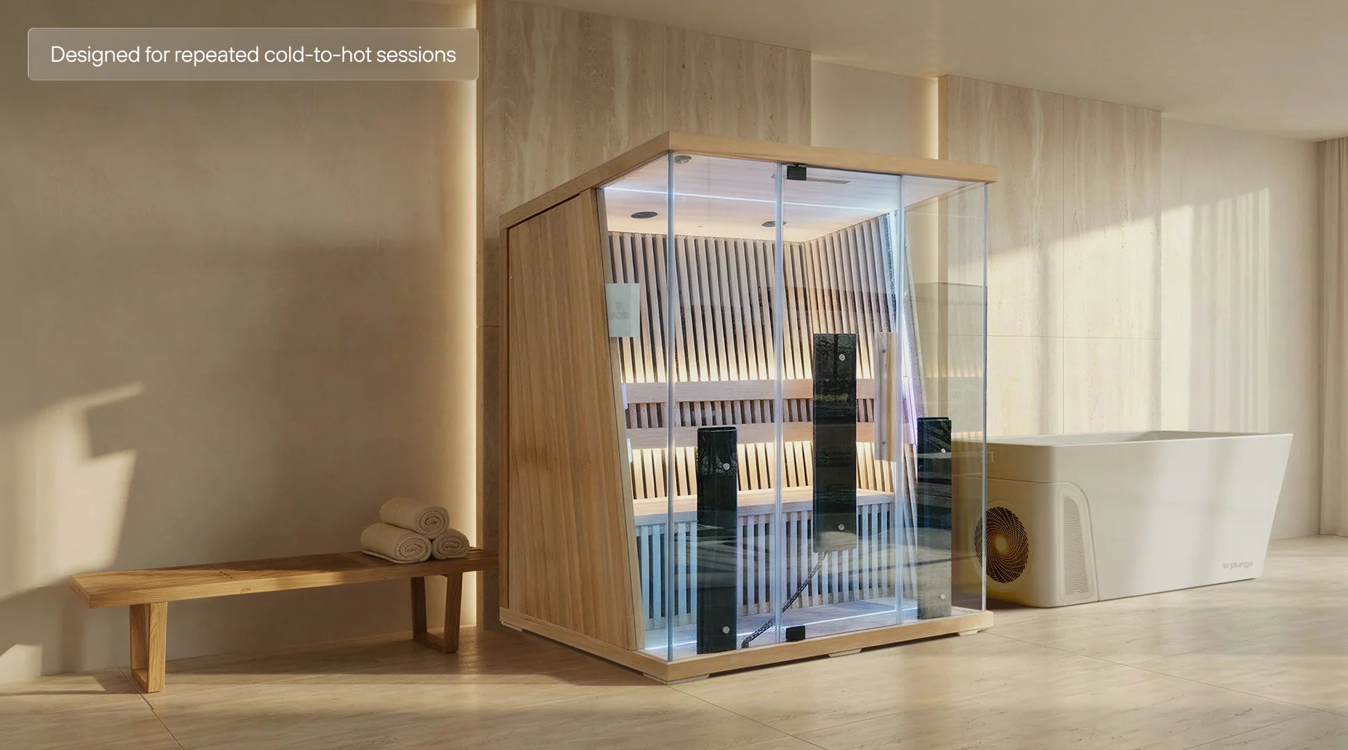 Plunge All-In + Infrared Sauna Pro Bundle
