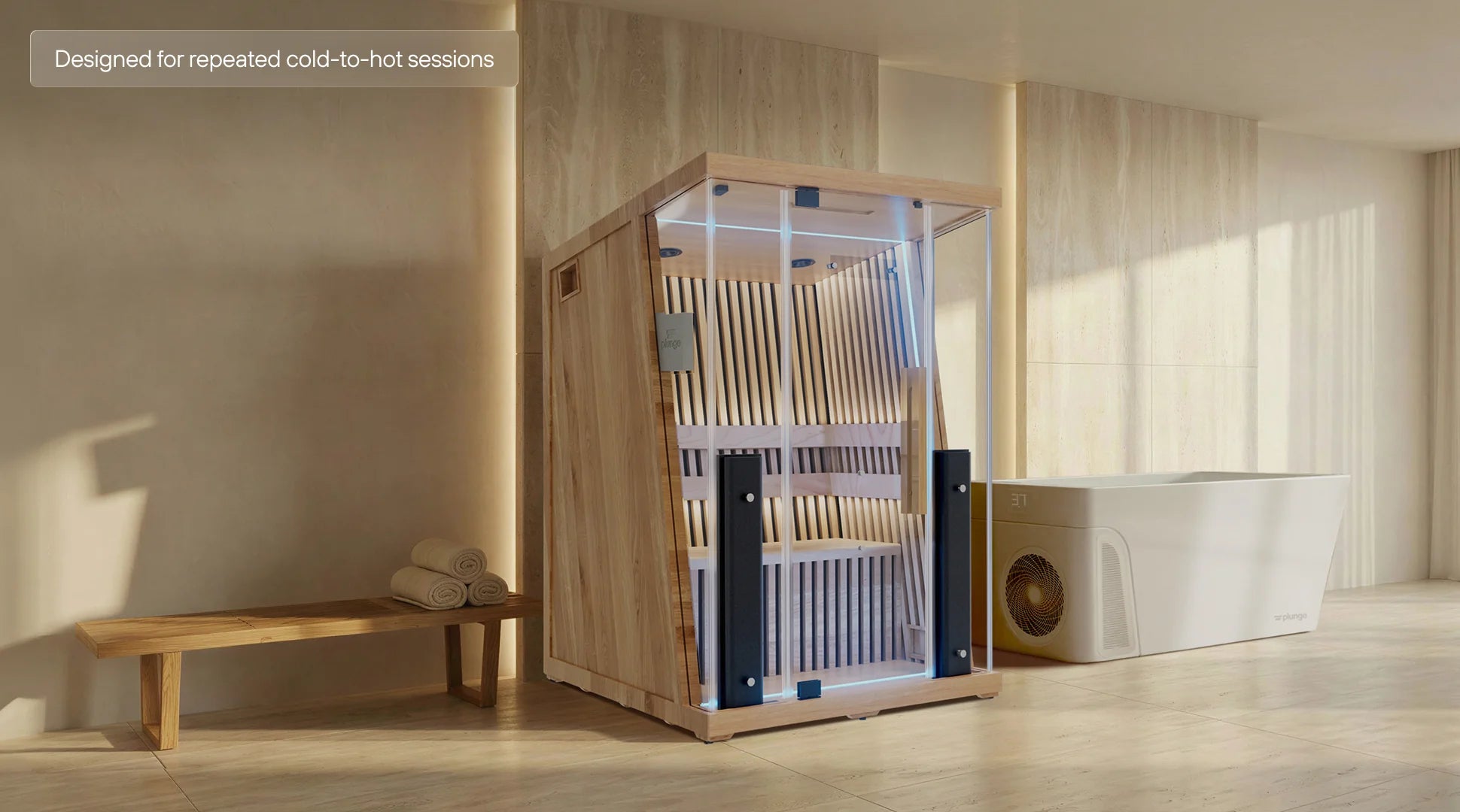 Plunge All-In + Infrared Sauna Bundle